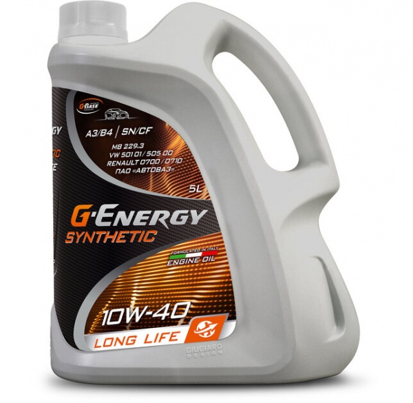 G-Energy Synthetic LongLife 10W-40 кан.5л (4 290 г) #