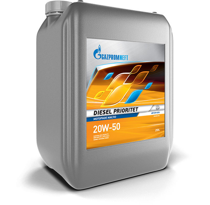 Gazpromneft Diesel Prioritet 20W-50 кан.20л (18 050 г) ГПн