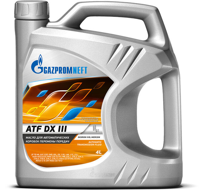 Gazpromneft ATF DX III Standart кан.4л (3,407 кг)