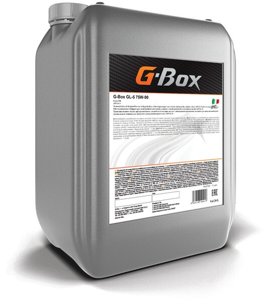 G-Box GL-5 75W-90 кан.20Л (17,40 кг)