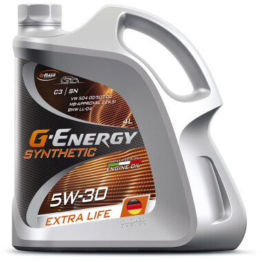 G-Energy Synthetic ExtraLife 5W-30 кан.4л (3 408 г) #